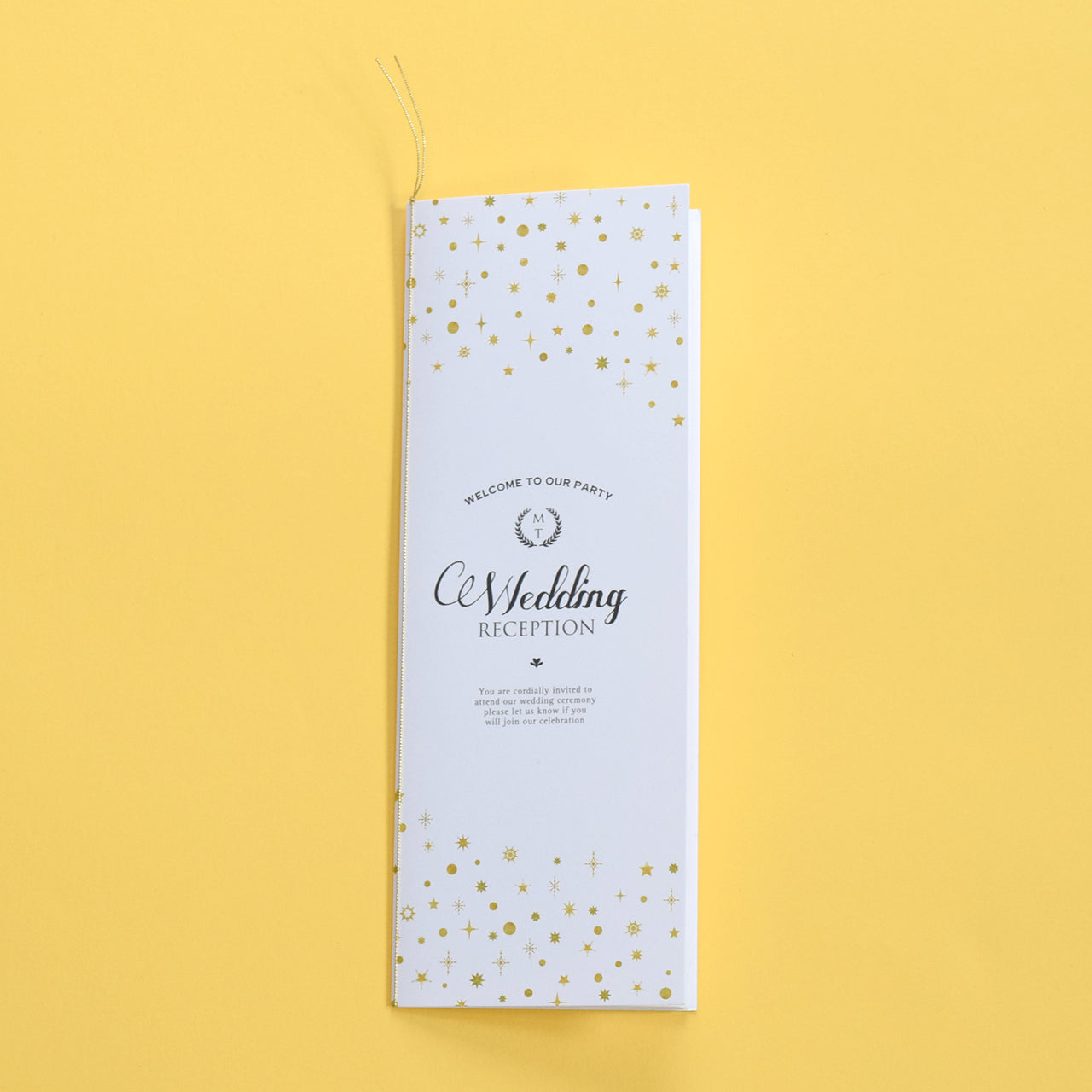 【結婚式 席次表 大人数専用】スターライト(印刷込み)【結婚式 ペーパー 席次表】