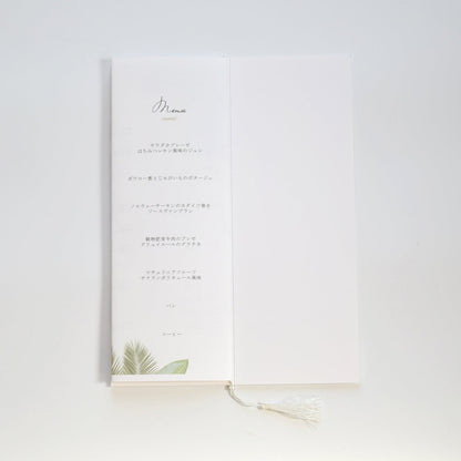 【結婚式 席次表 大人数専用】リーフ (印刷込み)【結婚式 ペーパー 席次表】