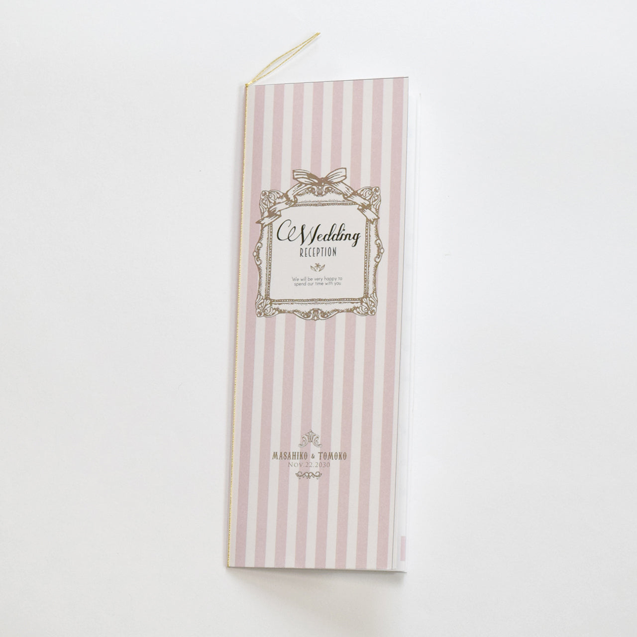 【結婚式 席次表 大人数専用】アンティークスウィート ピンク (印刷込み)【結婚式 ペーパー 席次表】