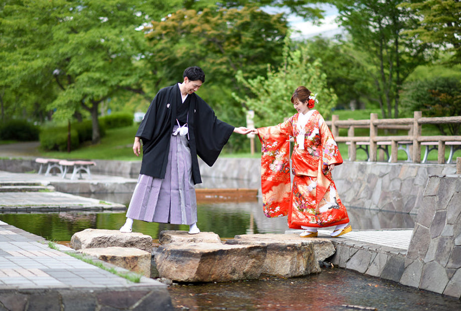 前撮りだからこそ着られる衣裳もある （photo by フォトジェニック）