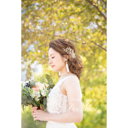 【ヘッドドレス】小枝アクセサリー silver/gold ~ブライダルヘッドドレス~ ≪HV-04≫ 【結婚式 ヘアアクセサリー】