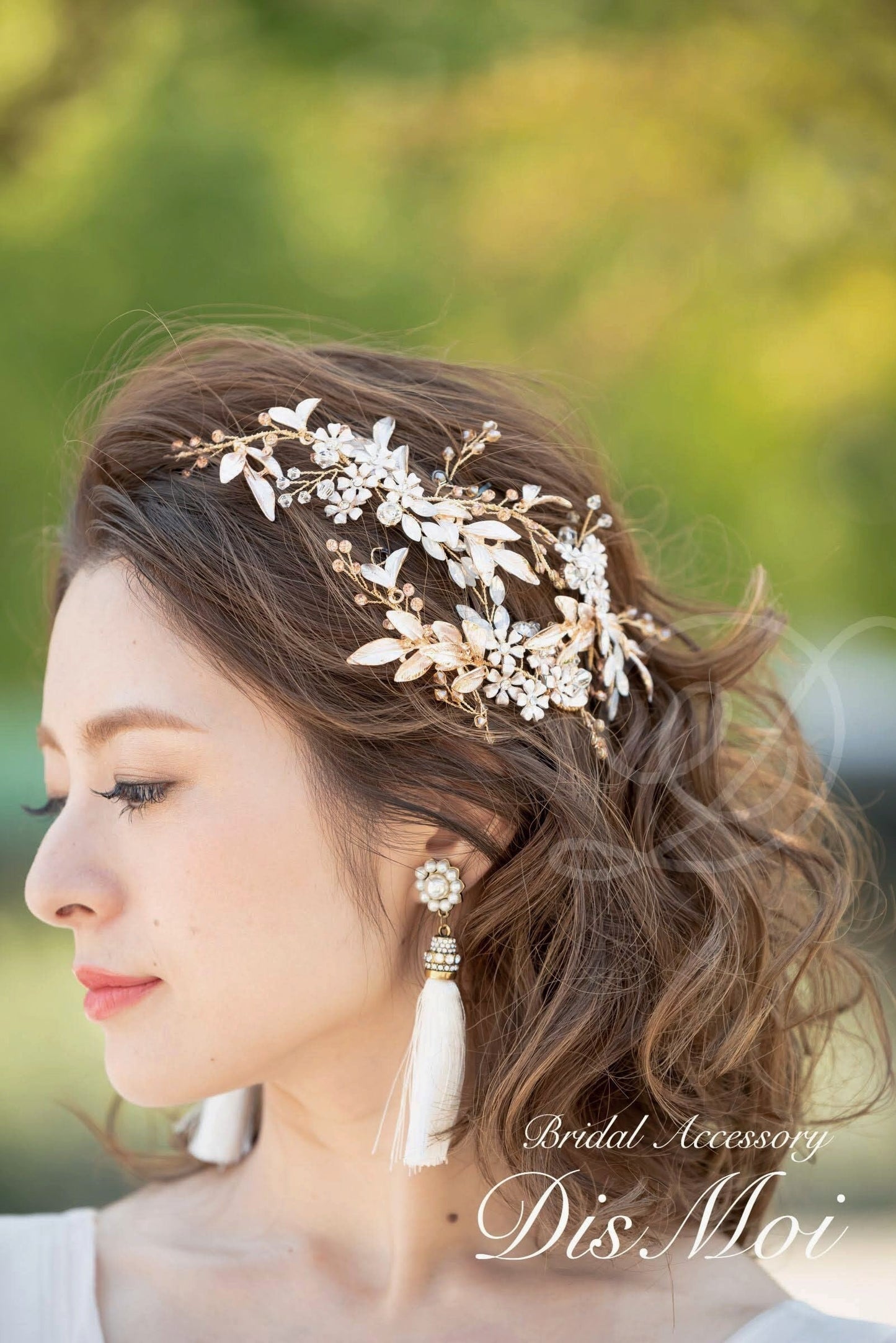 【ヘッドドレス】小枝アクセサリー silver/gold ~ブライダルヘッドドレス~ ≪HV-07≫ 【結婚式 ヘアアクセサリー】