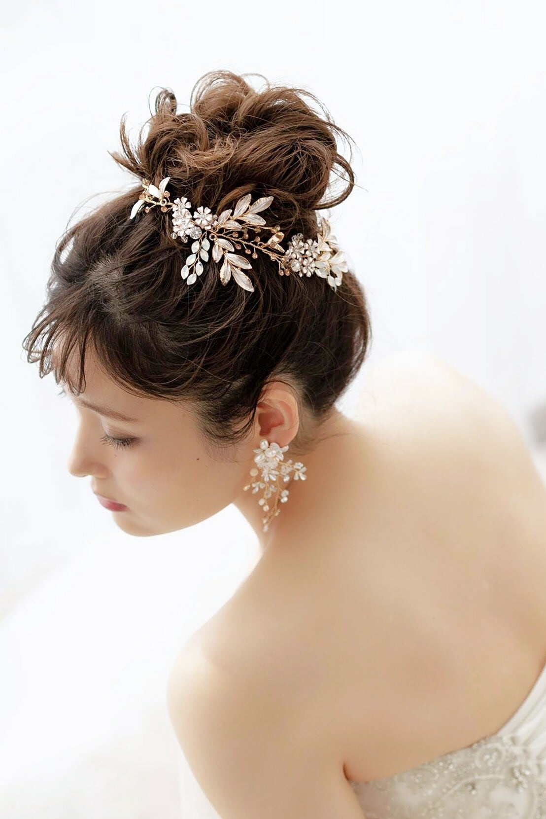 【ヘッドドレス】小枝アクセサリー silver/gold ~ブライダルヘッドドレス~ ≪HV-07≫ 【結婚式 ヘアアクセサリー】