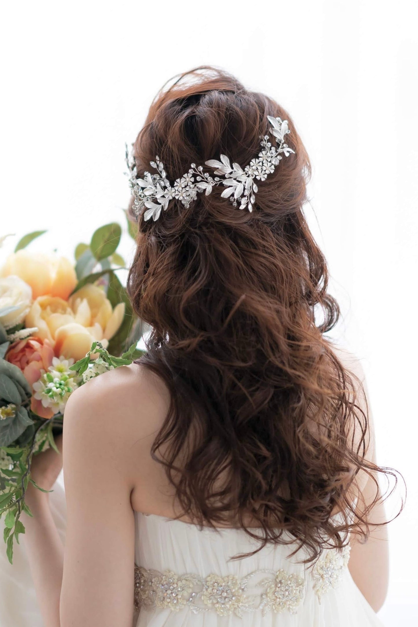 【ヘッドドレス】小枝アクセサリー silver/gold ~ブライダルヘッドドレス~ ≪HV-07≫ 【結婚式 ヘアアクセサリー】