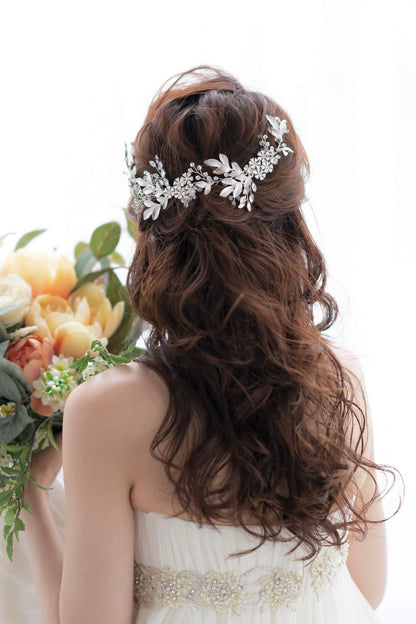 【ヘッドドレス】小枝アクセサリー silver/gold ~ブライダルヘッドドレス~ ≪HV-07≫ 【結婚式 ヘアアクセサリー】