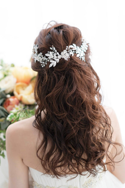 【ヘッドドレス】小枝アクセサリー silver/gold ~ブライダルヘッドドレス~ ≪HV-07≫ 【結婚式 ヘアアクセサリー】