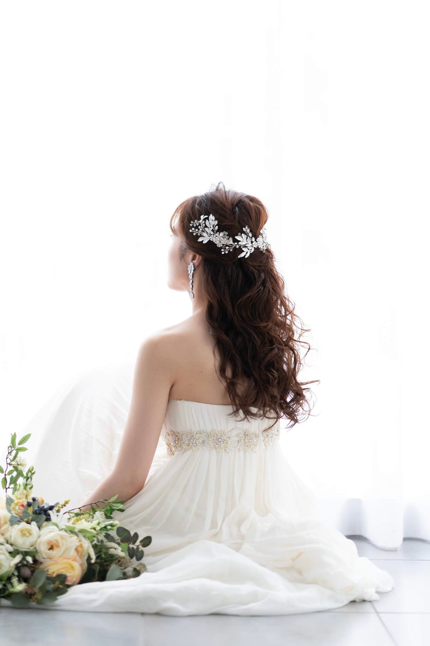 【ヘッドドレス】小枝アクセサリー silver/gold ~ブライダルヘッドドレス~ ≪HV-07≫ 【結婚式 ヘアアクセサリー】