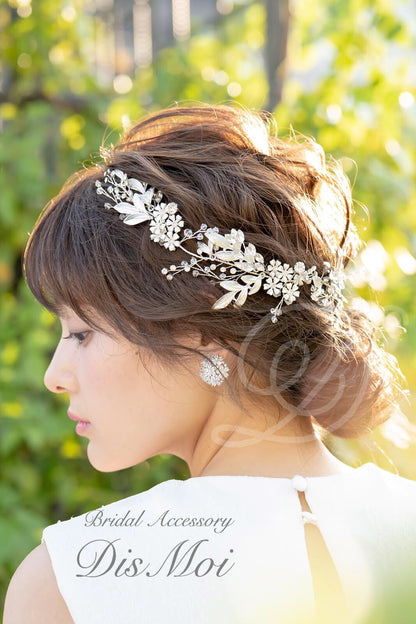 【ヘッドドレス】小枝アクセサリー silver/gold ~ブライダルヘッドドレス~ ≪HV-07≫ 【結婚式 ヘアアクセサリー】