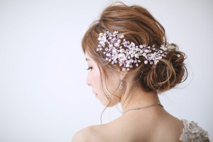 【ヘッドドレス】小枝アクセサリー silver/gold ~ブライダルヘッドドレス~ ≪HV-09≫ 【結婚式 ヘアアクセサリー】