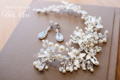 【ヘッドドレス】小枝アクセサリー silver/gold ~ブライダルヘッドドレス~ ≪HV-09≫ 【結婚式 ヘアアクセサリー】