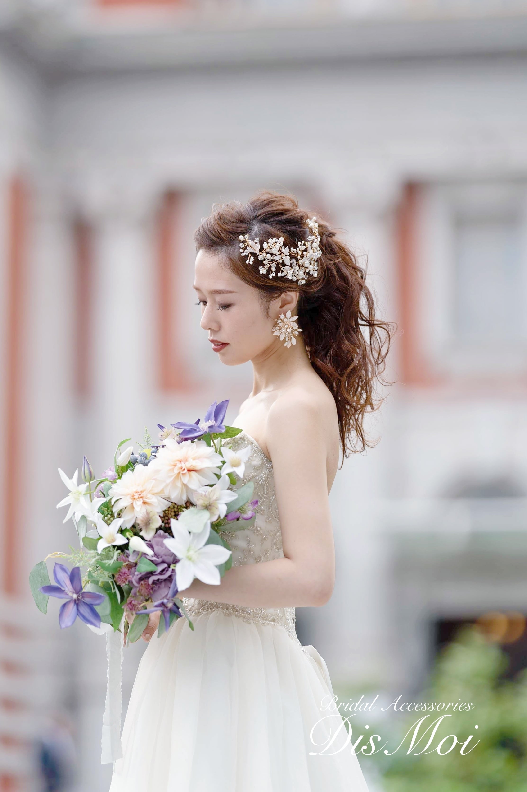 ヘッドドレス】小枝アクセサリー silver/gold ~ブライダルヘッドドレス