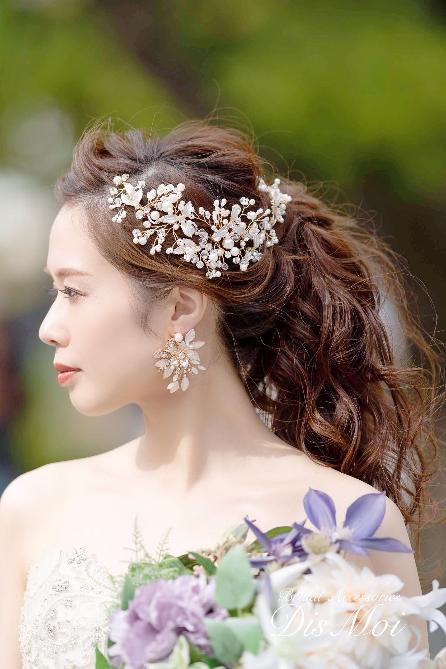 【ヘッドドレス】小枝アクセサリー silver/gold ~ブライダルヘッドドレス~ ≪HV-09≫ 【結婚式 ヘアアクセサリー】