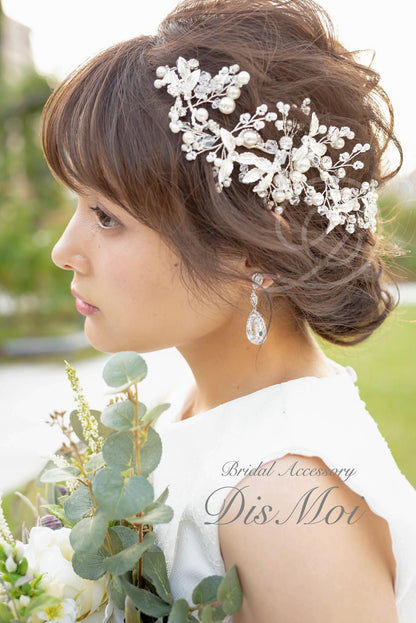 【ヘッドドレス】小枝アクセサリー silver/gold ~ブライダルヘッドドレス~ ≪HV-09≫ 【結婚式 ヘアアクセサリー】