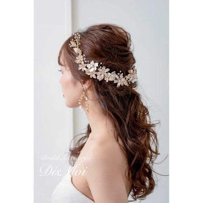 【ヘッドドレス】小枝アクセサリー silver/gold ~ブライダルヘッドドレス~ ≪HV-19≫ 【結婚式 ヘアアクセサリー】