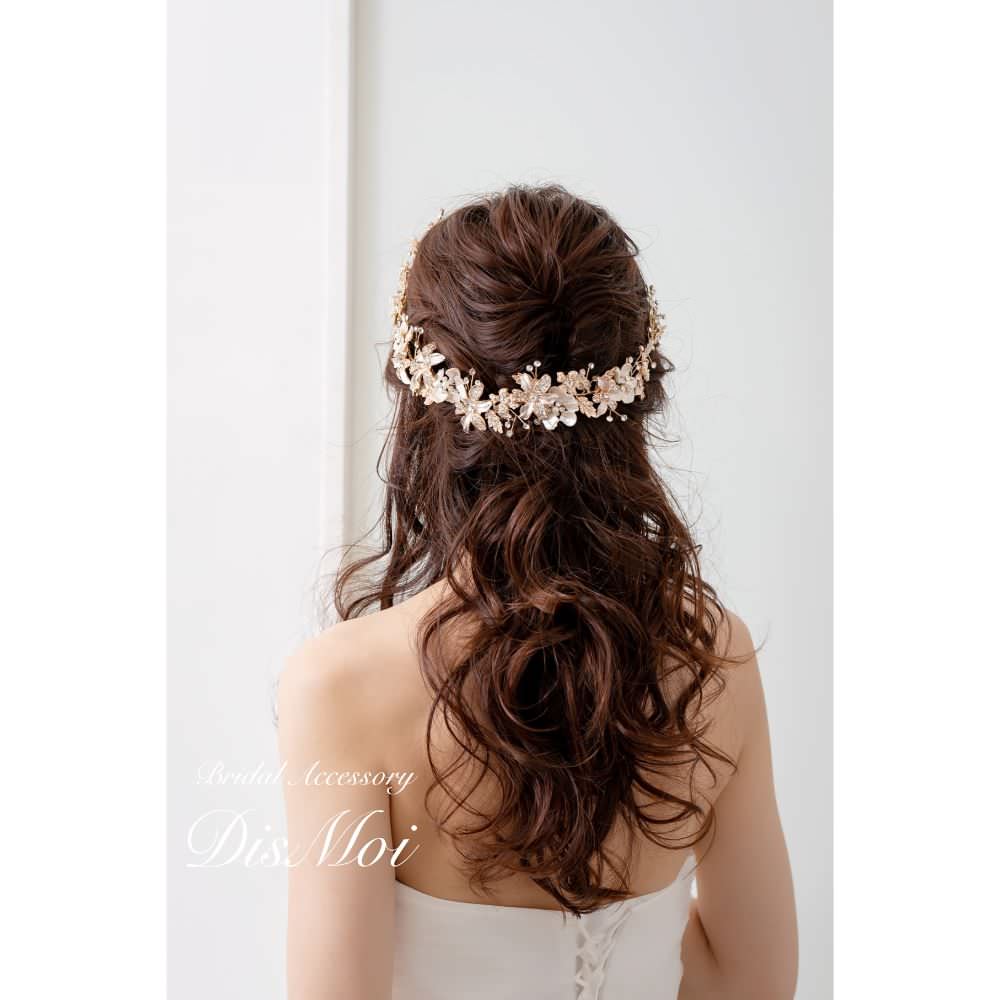 【ヘッドドレス】小枝アクセサリー silver/gold ~ブライダルヘッドドレス~ ≪HV-19≫ 【結婚式 ヘアアクセサリー】