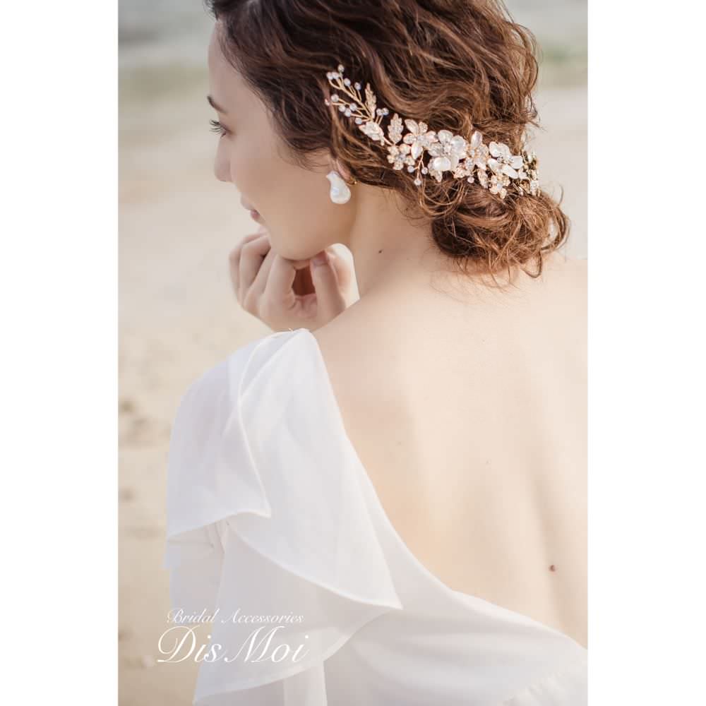 【ヘッドドレス】小枝アクセサリー silver/gold ~ブライダルヘッドドレス~ ≪HV-19≫ 【結婚式　ヘアアクセサリー】