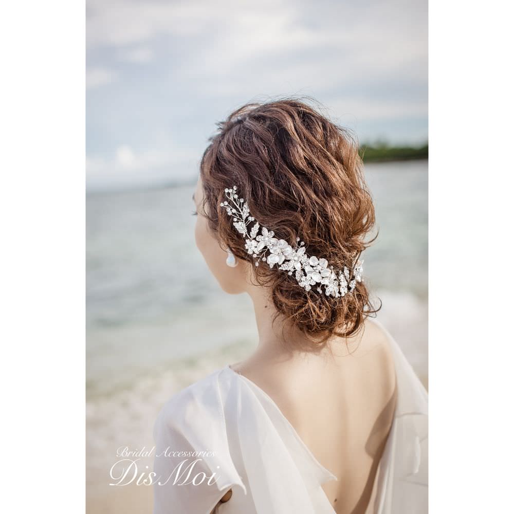 【ヘッドドレス】小枝アクセサリー silver/gold ~ブライダルヘッドドレス~ ≪HV-19≫ 【結婚式 ヘアアクセサリー】