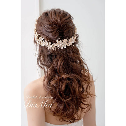 【ヘッドドレス】小枝アクセサリー silver/gold ~ブライダルヘッドドレス~ ≪HV-19≫ 【結婚式　ヘアアクセサリー】