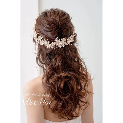 【ヘッドドレス】小枝アクセサリー silver/gold ~ブライダルヘッドドレス~ ≪HV-19≫ 【結婚式 ヘアアクセサリー】