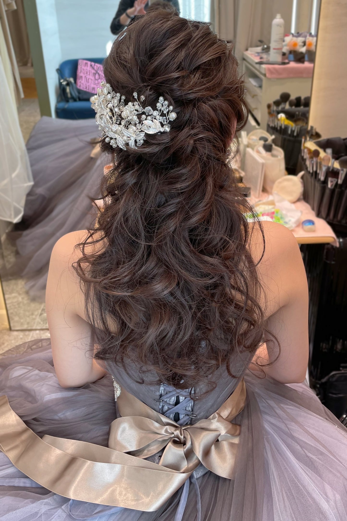【ヘッドドレス】小枝アクセサリー ~ブライダルヘッドドレス~ ≪HV-25≫ 【結婚式 ヘアアクセサリー】