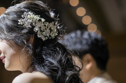 【ヘッドドレス】小枝アクセサリー ~ブライダルヘッドドレス~ ≪HV-25≫ 【結婚式 ヘアアクセサリー】
