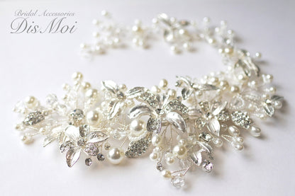 【ヘッドドレス】小枝アクセサリー ~ブライダルヘッドドレス~ ≪HV-25≫ 【結婚式 ヘアアクセサリー】
