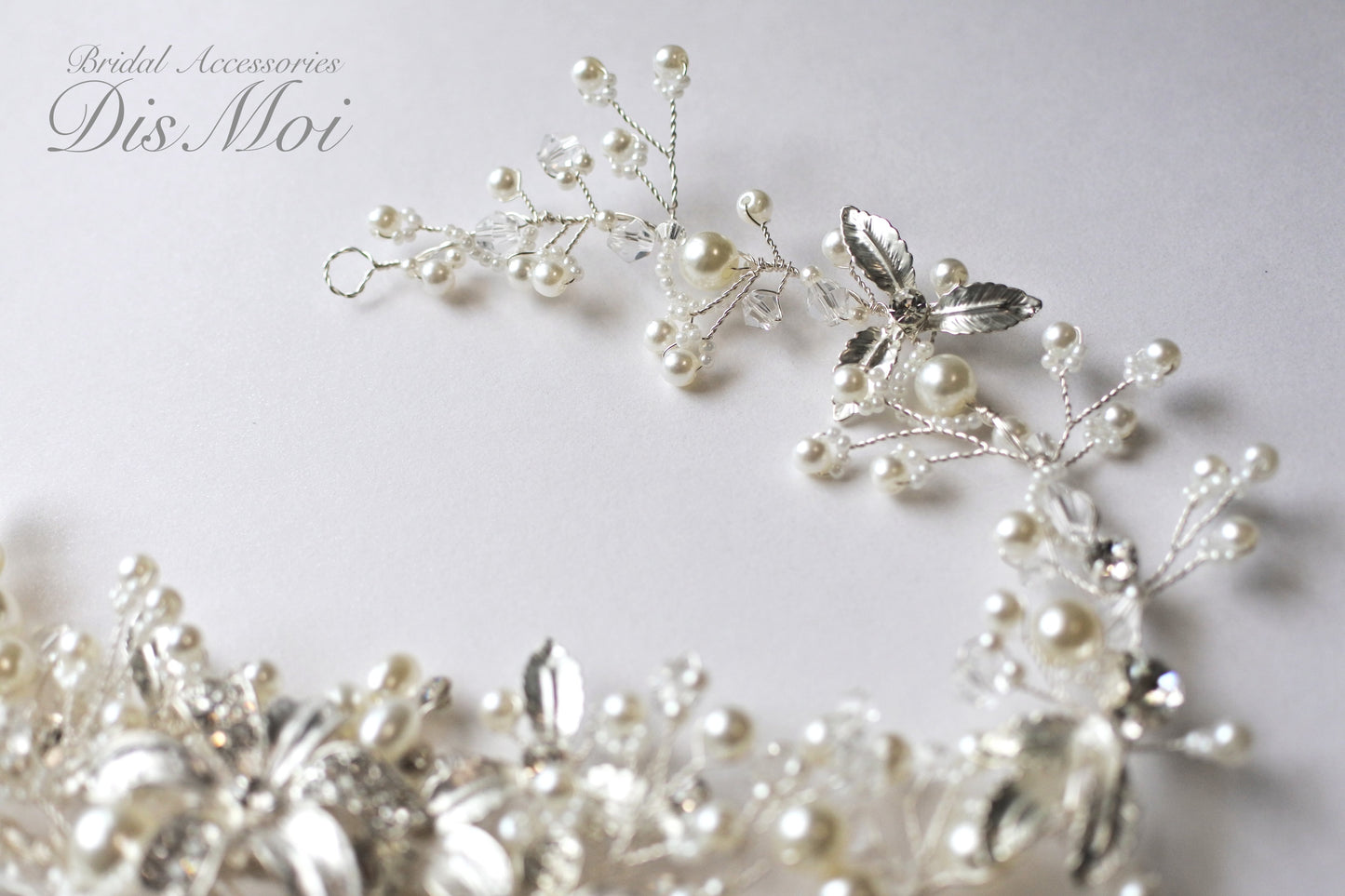 【ヘッドドレス】小枝アクセサリー ~ブライダルヘッドドレス~ ≪HV-25≫ 【結婚式 ヘアアクセサリー】