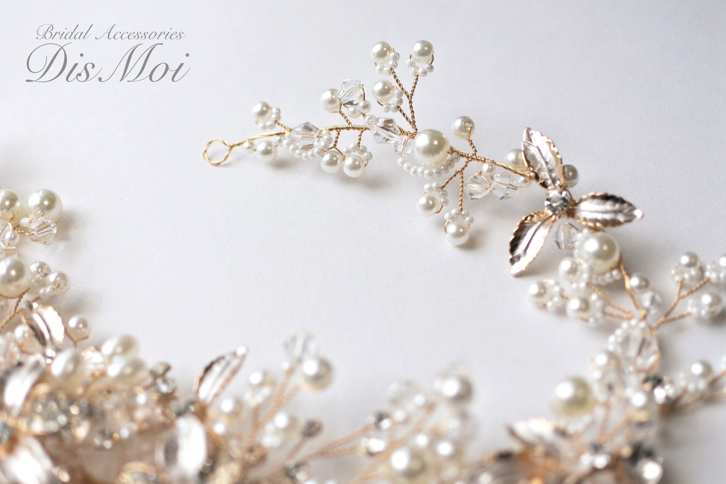 【ヘッドドレス】小枝アクセサリー ~ブライダルヘッドドレス~ ≪HV-25≫ 【結婚式 ヘアアクセサリー】