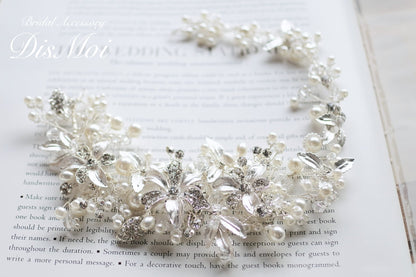 【ヘッドドレス】小枝アクセサリー ~ブライダルヘッドドレス~ ≪HV-25≫ 【結婚式 ヘアアクセサリー】