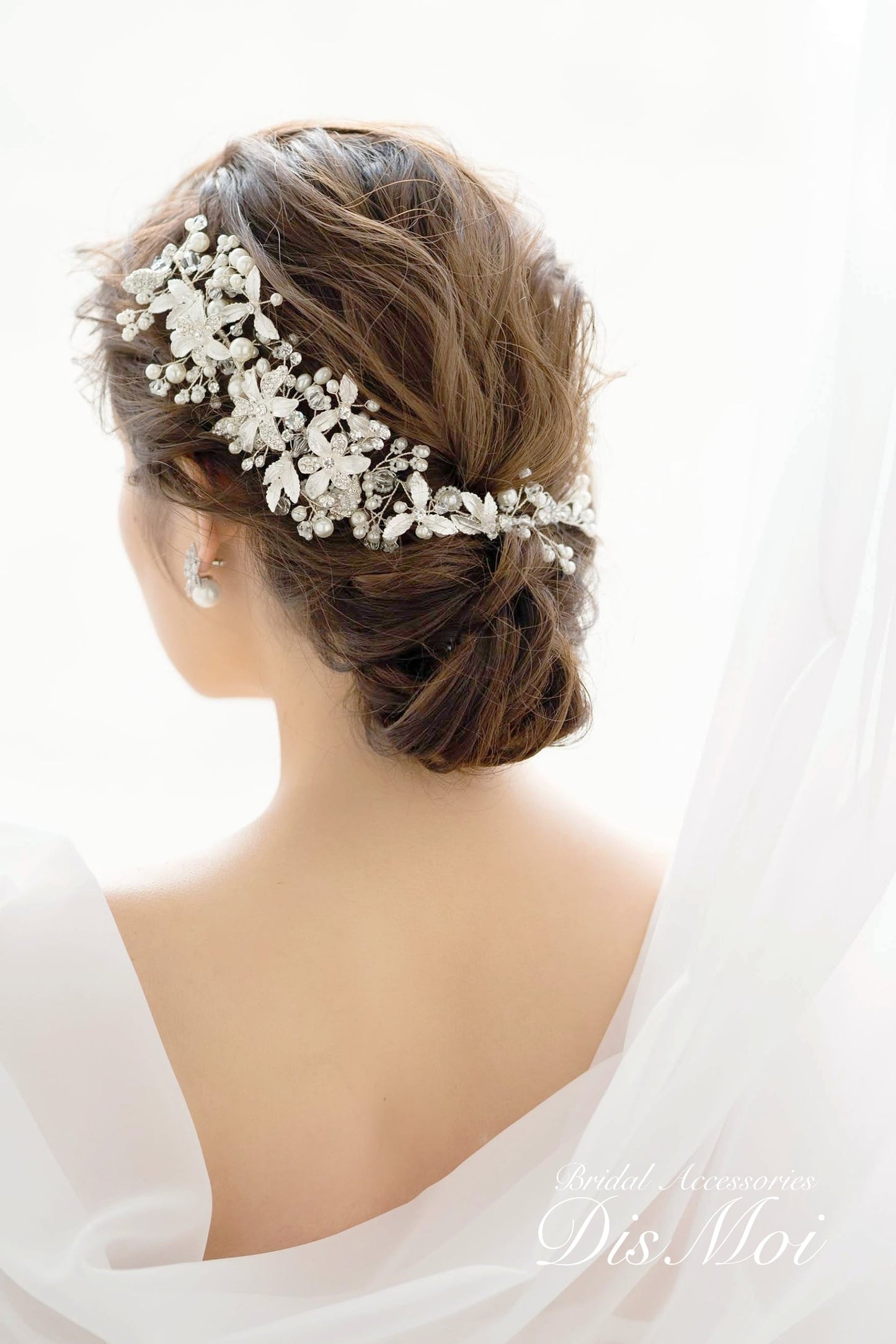 【ヘッドドレス】小枝アクセサリー ~ブライダルヘッドドレス~ ≪HV-25≫ 【結婚式 ヘアアクセサリー】