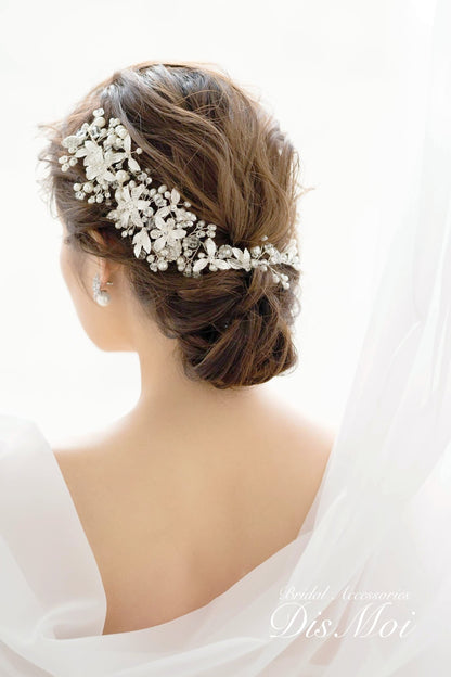 【ヘッドドレス】小枝アクセサリー ~ブライダルヘッドドレス~ ≪HV-25≫ 【結婚式 ヘアアクセサリー】