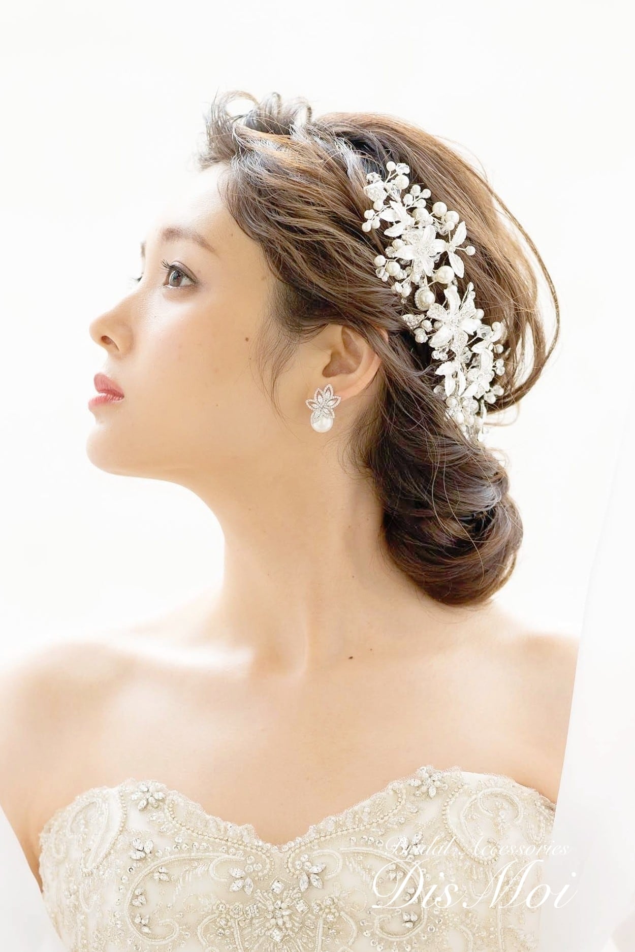 【ヘッドドレス】小枝アクセサリー ~ブライダルヘッドドレス~ ≪HV-25≫ 【結婚式 ヘアアクセサリー】