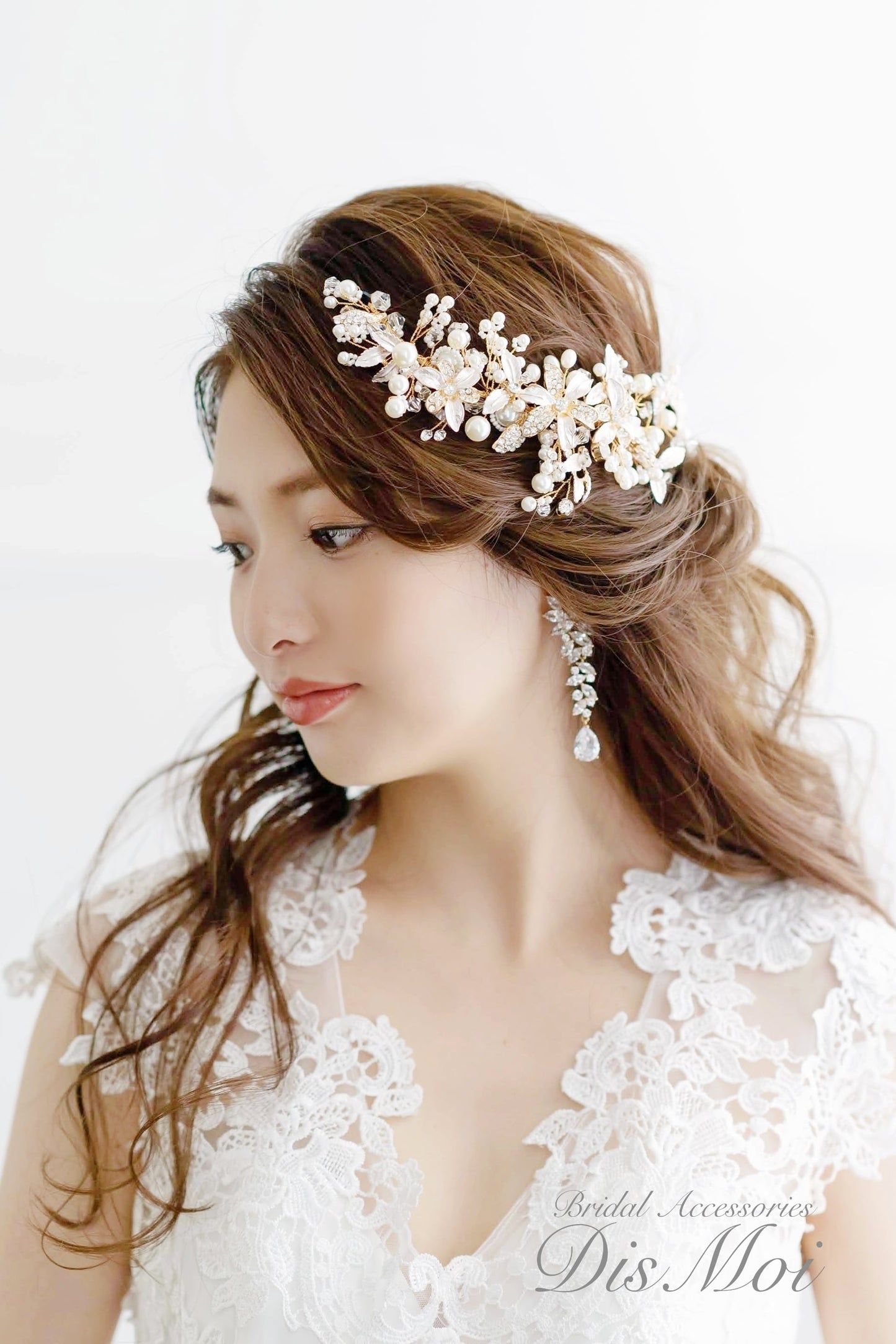 【ヘッドドレス】小枝アクセサリー ~ブライダルヘッドドレス~ ≪HV-25≫ 【結婚式 ヘアアクセサリー】