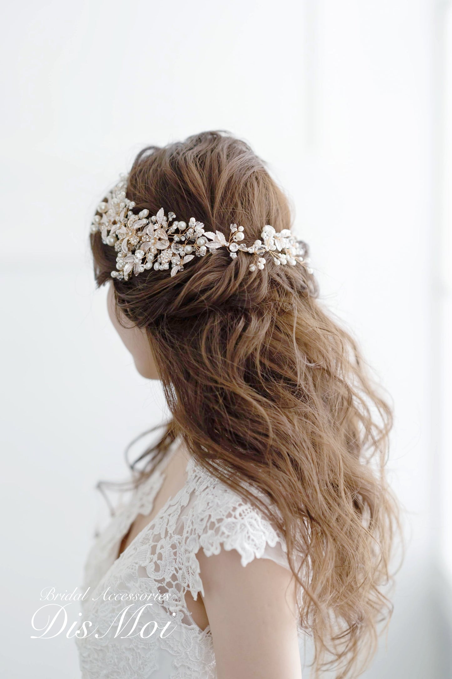 【ヘッドドレス】小枝アクセサリー ~ブライダルヘッドドレス~ ≪HV-25≫ 【結婚式 ヘアアクセサリー】