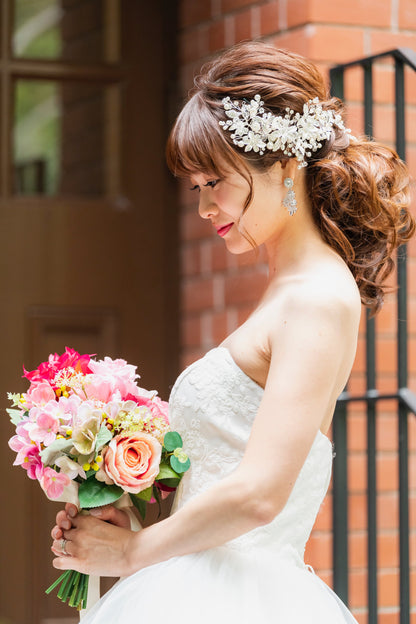 【ヘッドドレス】小枝アクセサリー ~ブライダルヘッドドレス~ ≪HV-25≫ 【結婚式　ヘアアクセサリー】