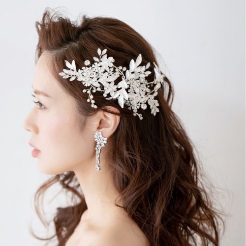 【ヘッドドレス】小枝アクセサリー ~ブライダルヘッドドレス~ ≪HV-26≫ 【結婚式　ヘアアクセサリー】