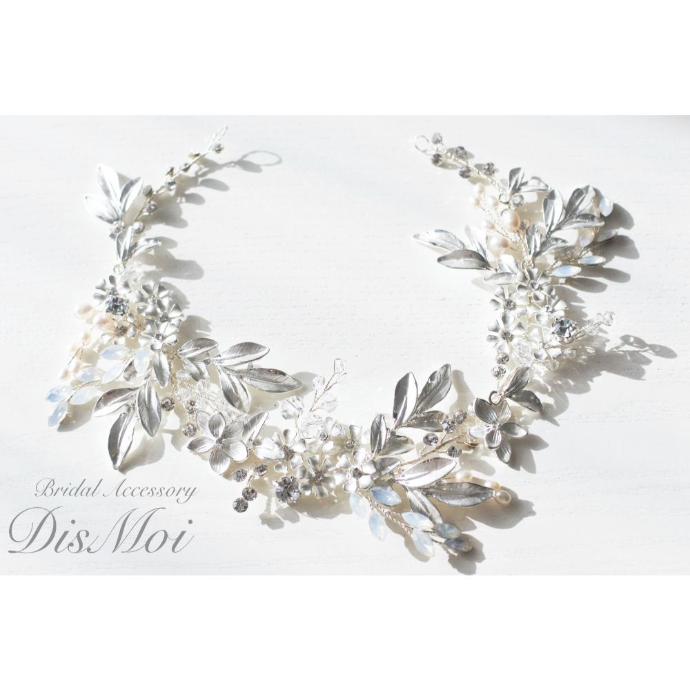 【ヘッドドレス】小枝アクセサリー ~ブライダルヘッドドレス~ ≪HV-26≫ 【結婚式 ヘアアクセサリー】