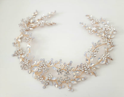 【ヘッドドレス】小枝アクセサリー ~ブライダルヘッドドレス~ ≪HV-29≫ 【結婚式 ヘアアクセサリー】