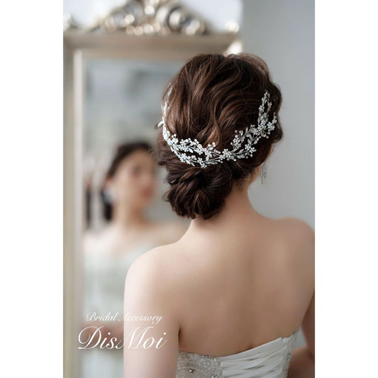 【ヘッドドレス】小枝アクセサリー ~ブライダルヘッドドレス~ ≪HV-29≫ 【結婚式 ヘアアクセサリー】