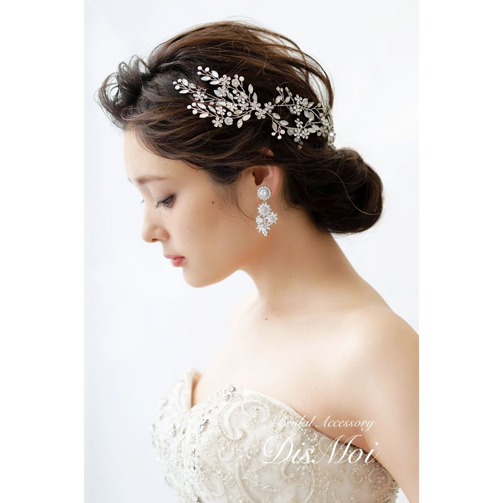 【ヘッドドレス】小枝アクセサリー ~ブライダルヘッドドレス~ ≪HV-29≫ 【結婚式 ヘアアクセサリー】