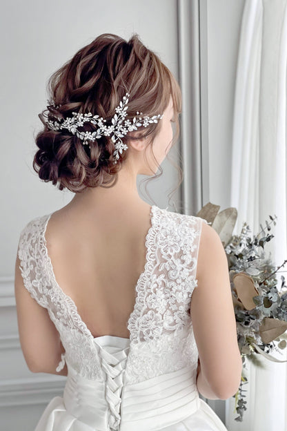 【ヘッドドレス】小枝アクセサリー ~ブライダルヘッドドレス~ ≪HV-29≫ 【結婚式 ヘアアクセサリー】