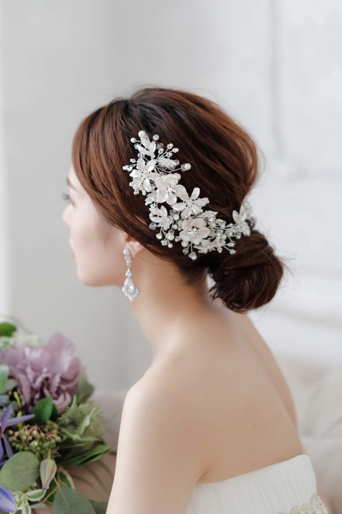【ヘッドドレス】小枝アクセサリー ~ブライダルヘッドドレス~ ≪HV-31≫ 【結婚式 ヘアアクセサリー】