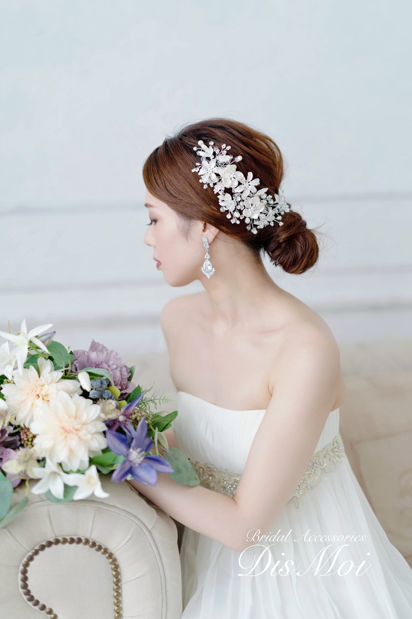 【ヘッドドレス】小枝アクセサリー ~ブライダルヘッドドレス~ ≪HV-31≫ 【結婚式　ヘアアクセサリー】