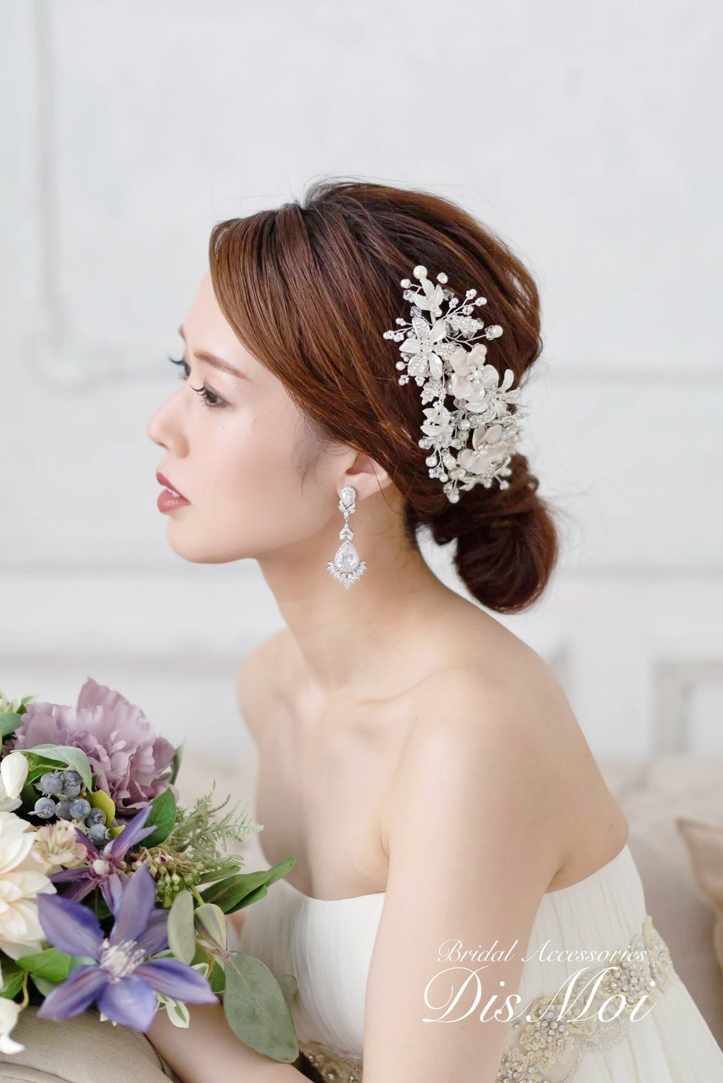 【ヘッドドレス】小枝アクセサリー ~ブライダルヘッドドレス~ ≪HV-31≫ 【結婚式 ヘアアクセサリー】