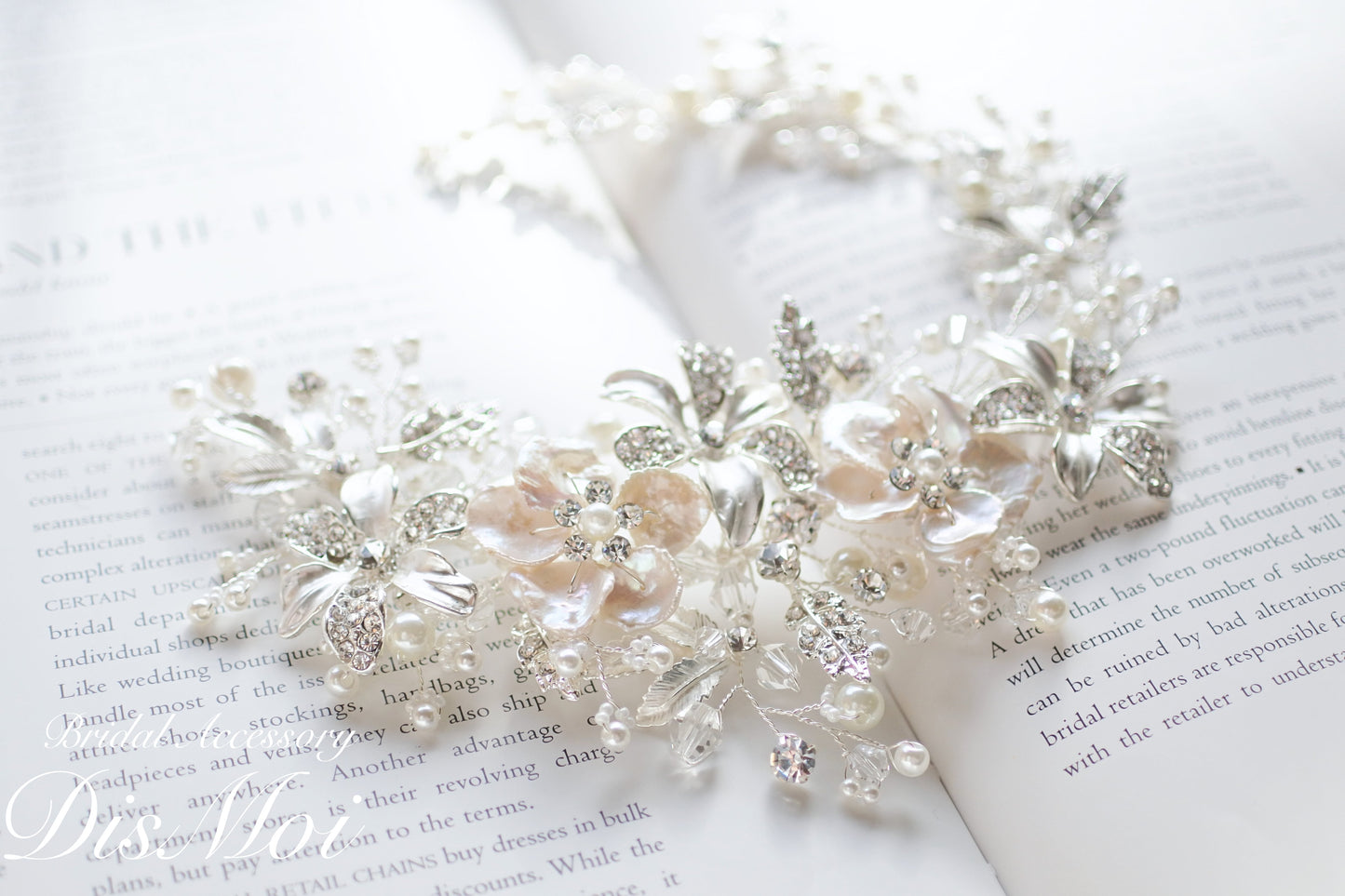 【ヘッドドレス】小枝アクセサリー ~ブライダルヘッドドレス~ ≪HV-31≫ 【結婚式 ヘアアクセサリー】