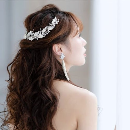 【ヘッドドレス】小枝アクセサリー ~ブライダルヘッドドレス~ ≪HV-32≫ 【結婚式　ヘアアクセサリー】