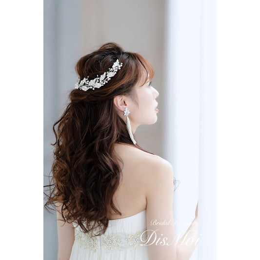 【ヘッドドレス】小枝アクセサリー ~ブライダルヘッドドレス~ ≪HV-32≫ 【結婚式 ヘアアクセサリー】