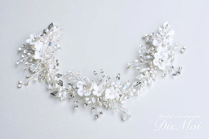 【ヘッドドレス】小枝アクセサリー silver/gold ~ブライダルヘッドドレス~ ≪HV-35≫ 【結婚式 ヘアアクセサリー】