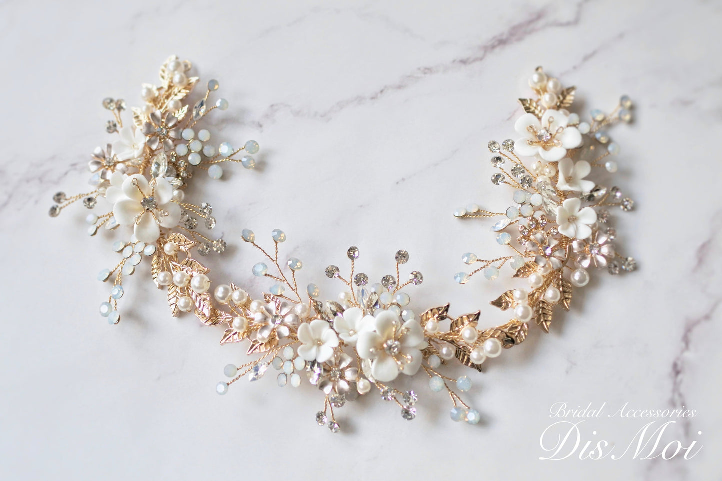 【ヘッドドレス】小枝アクセサリー silver/gold ~ブライダルヘッドドレス~ ≪HV-35≫ 【結婚式 ヘアアクセサリー】