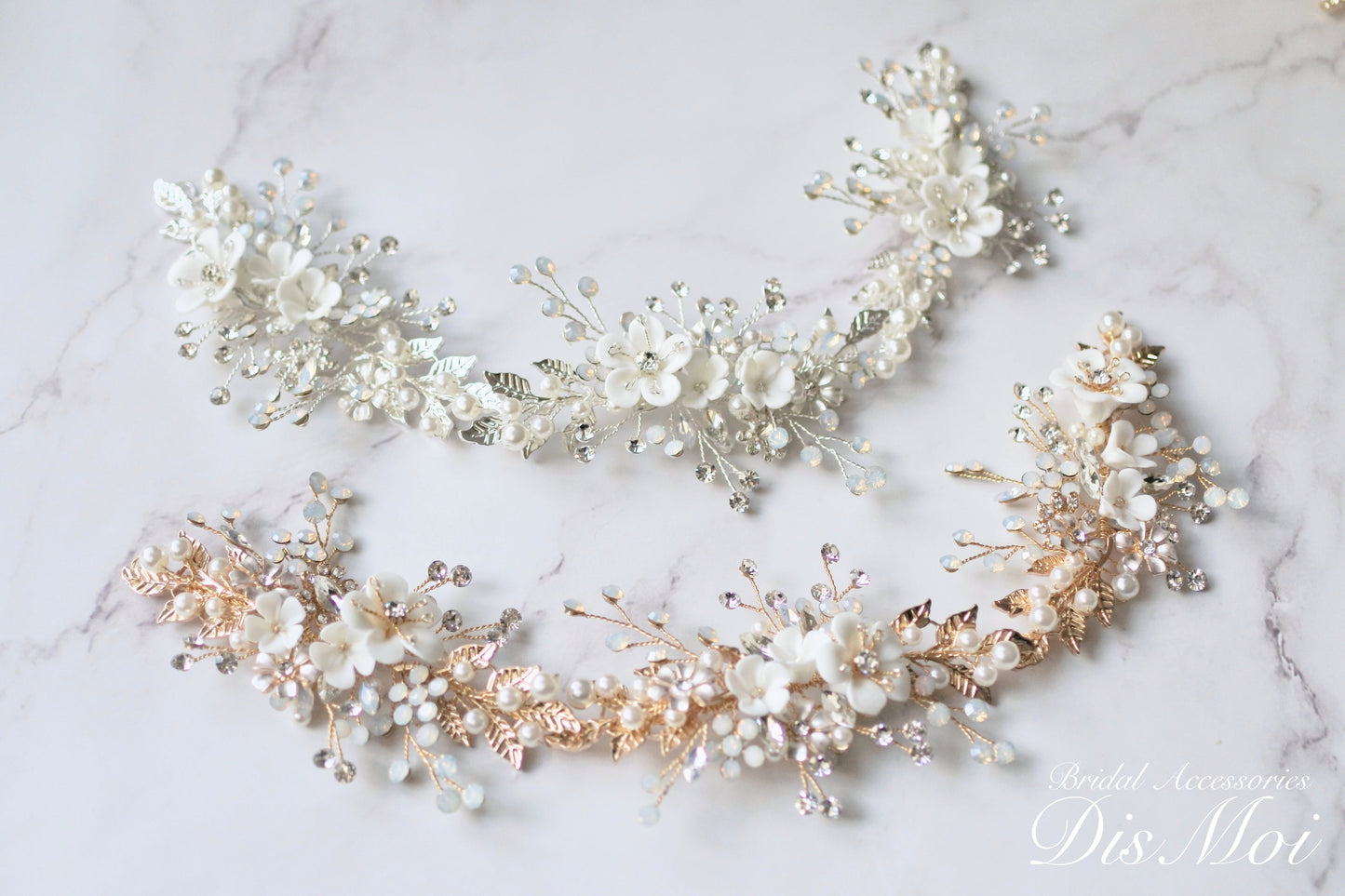 【ヘッドドレス】小枝アクセサリー silver/gold ~ブライダルヘッドドレス~ ≪HV-35≫ 【結婚式 ヘアアクセサリー】